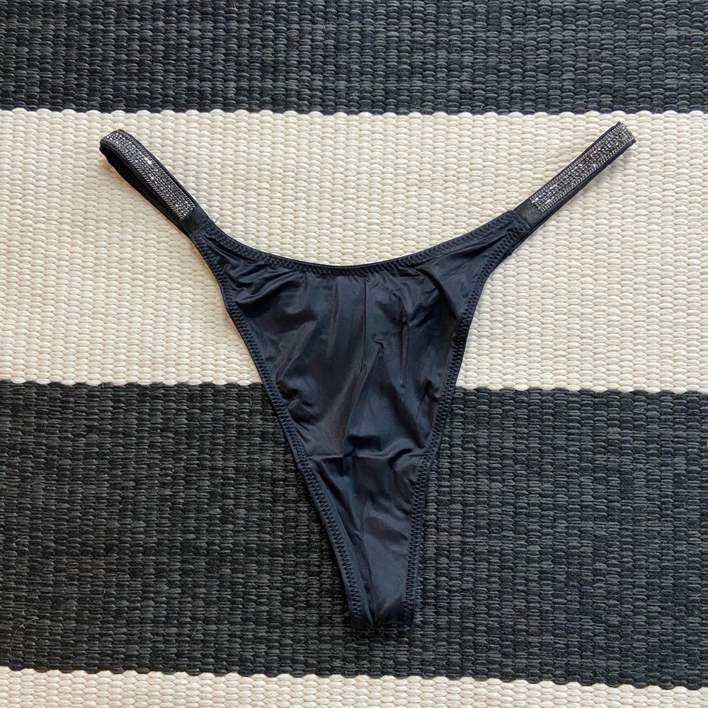 NWT Victorias Secret logo shine strap thong panty - Picture 8 of 8